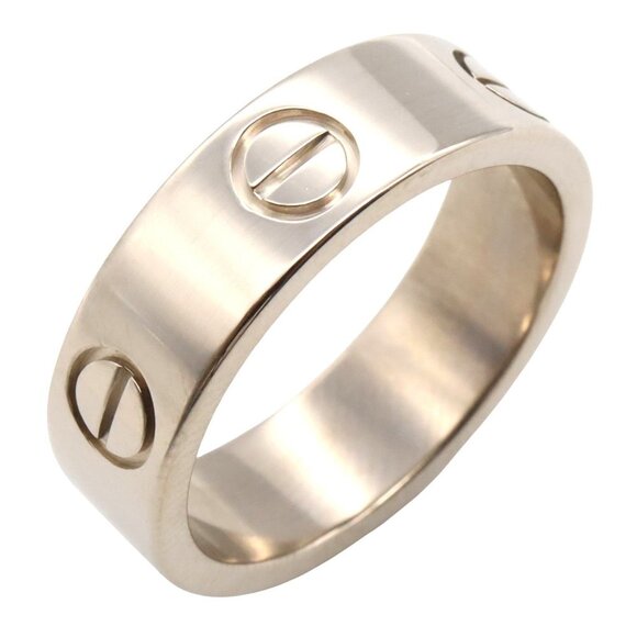 CARTIER 18k Silver Love Ring - Picture 1 of 6